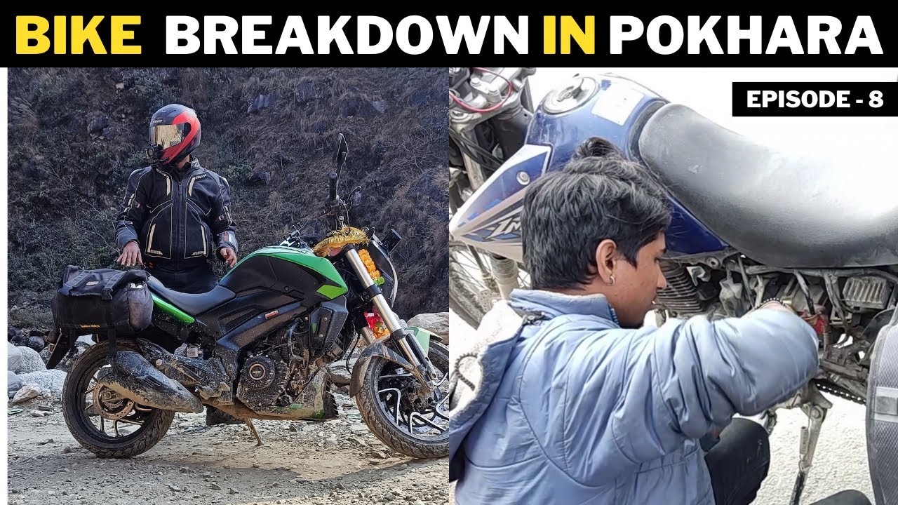 Pokhara to Kathmandu | Bad Road of Kathmandu | EP : 08 | Winter Mustang Bike Ride |  @RiderAditya ​