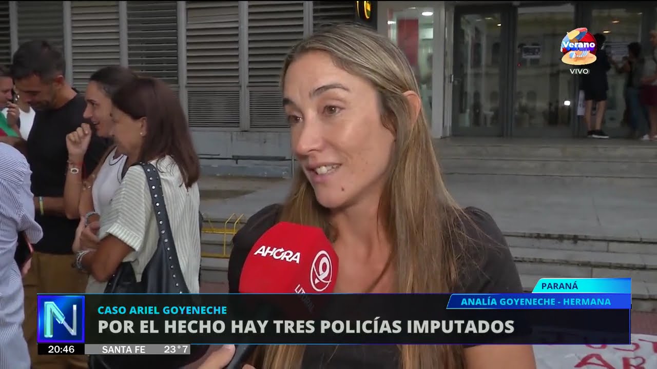 Caso Ariel Goyeneche: familiares y amigos se movilizaron frente a Tribunales