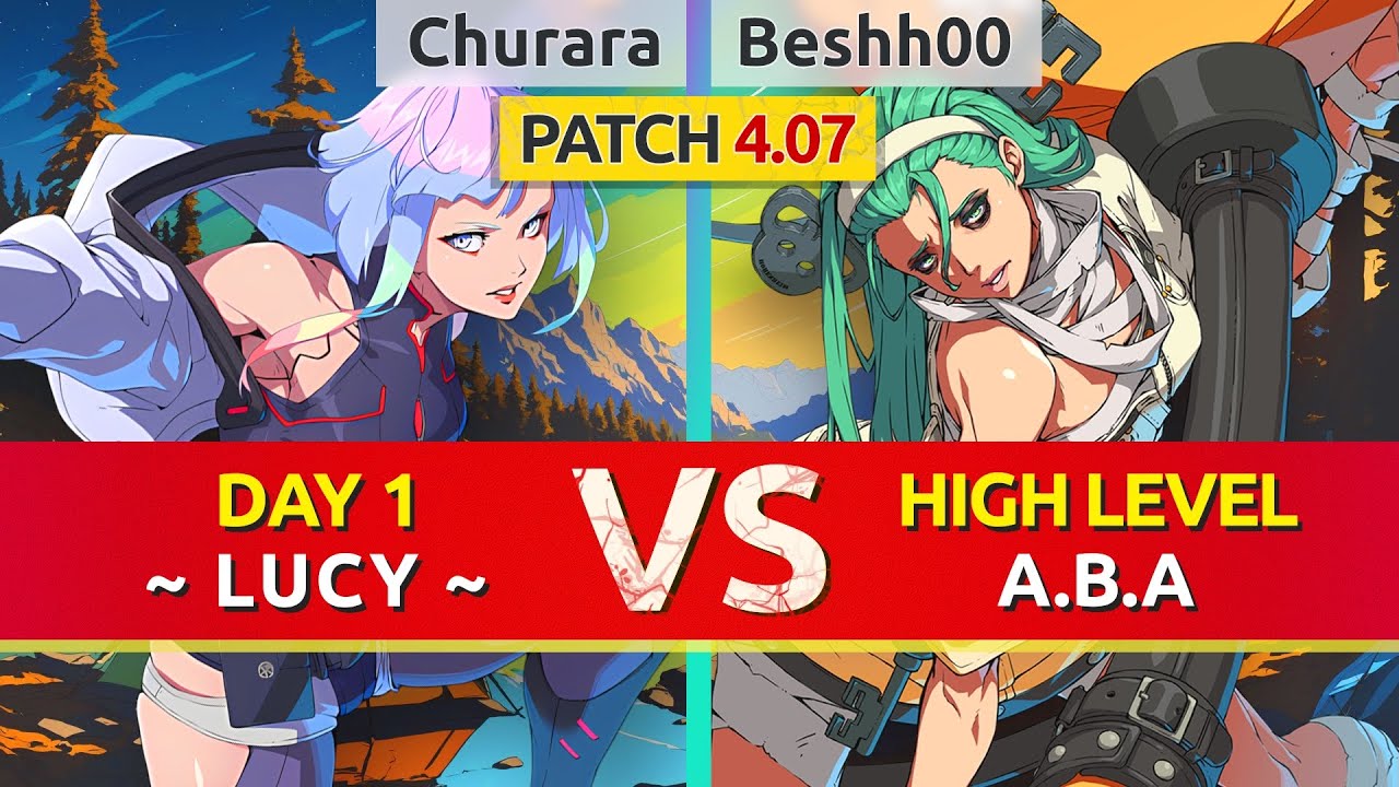 GGST ▰ Churara (Day 1 Lucy) vs Beshh00 (A.B.A). High Level Gameplay