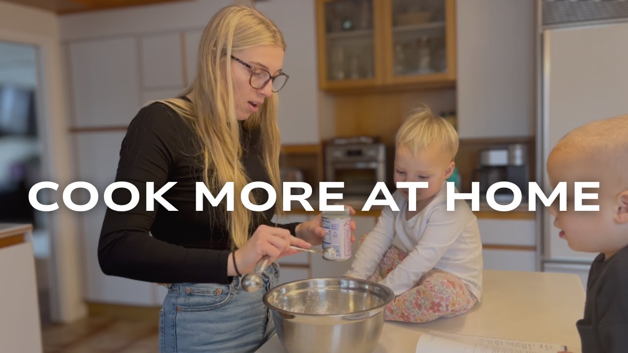 Simple Ways to Start Cooking at Home More | Practical meal prepping tips + meal inspiration