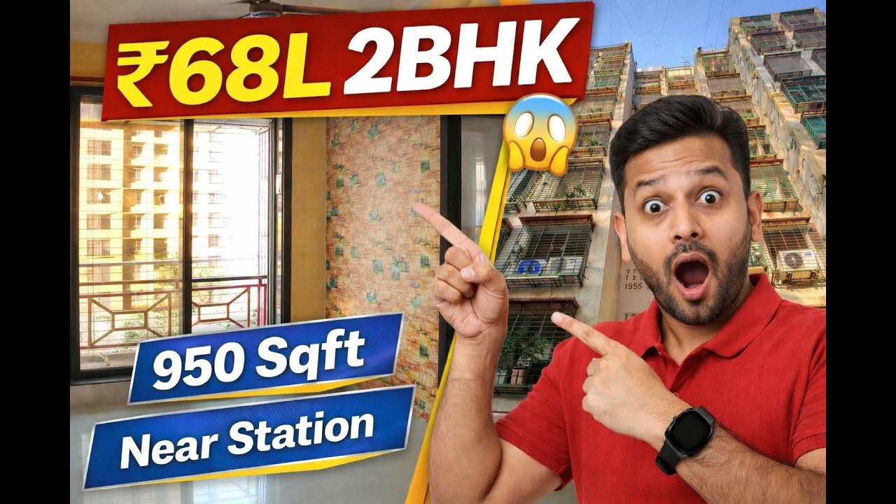 “₹68 Lakhs में 2BHK Dombivli West 😱 950 Sqft |  📲 8291779191 | 9136110702 Padma Realtors
