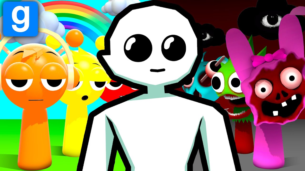 encontré a todos los SPRUNKI 3D en GMOD y me kgue de miedo onichan 😭