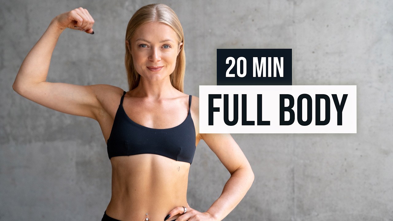 20 MIN - FULL BODY WORKOUT, Bodyweight Exercises, Calisthenics