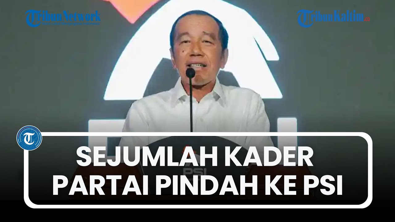 Sejumlah Kader Partai Parlemen Pindah ke PSI, Pengamat: Jokowi Effect Jadi Magnet Politik