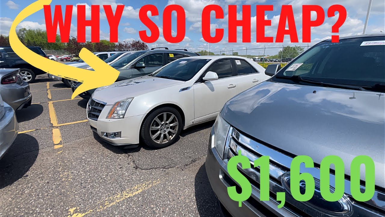 I BOUGHT A 2009 CADILLAC CTS FOR $1,600 AT AUCTION...HERE'S THE CATCH!!!
