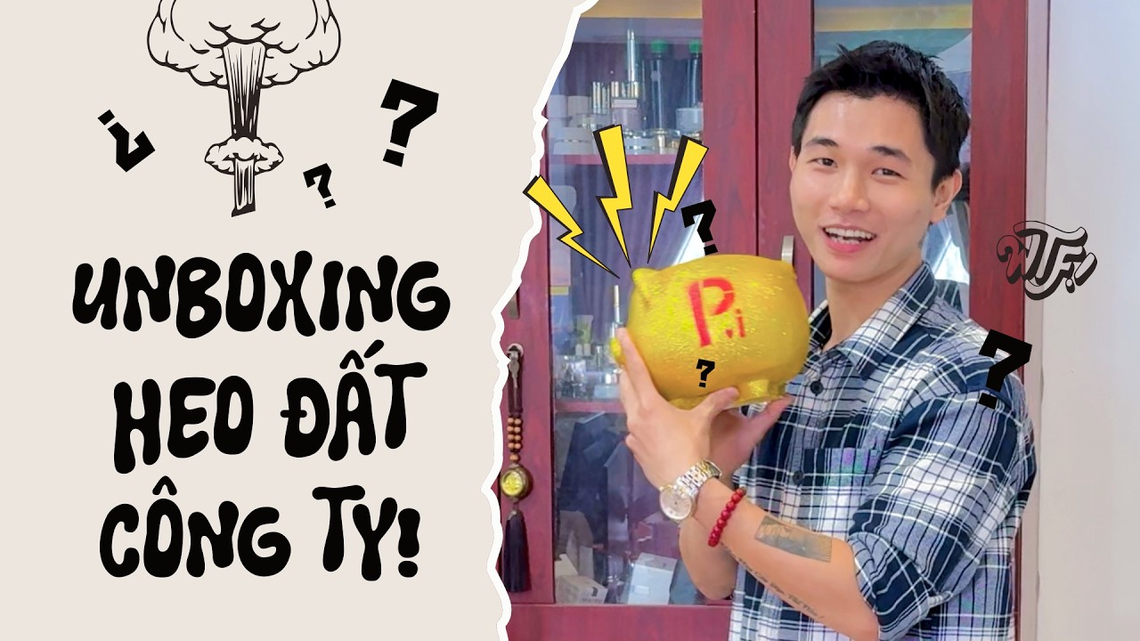 #unboxing Đập Heo Đất Của Công Ty