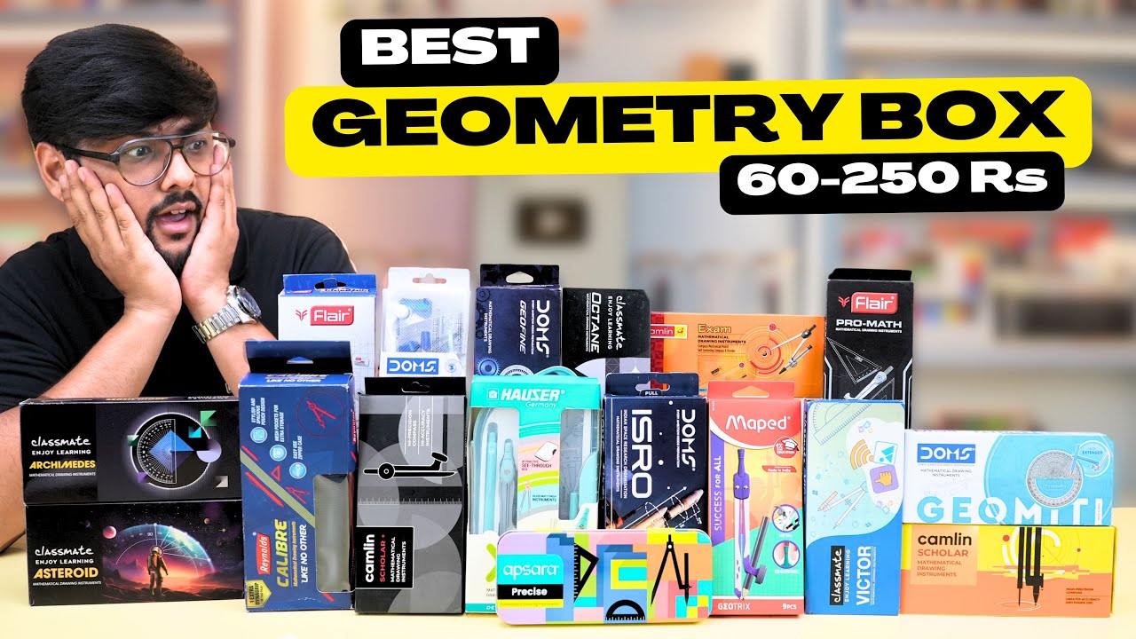 Best Geometry Boxes in India Compared 📐 ₹60 to ₹250 Battle! 🔥 | Student Yard