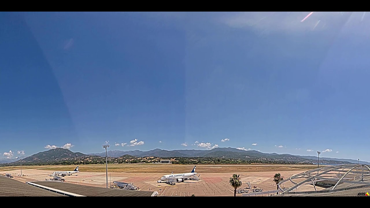 Webcam Aéroport Ajaccio Napoléon Bonaparte