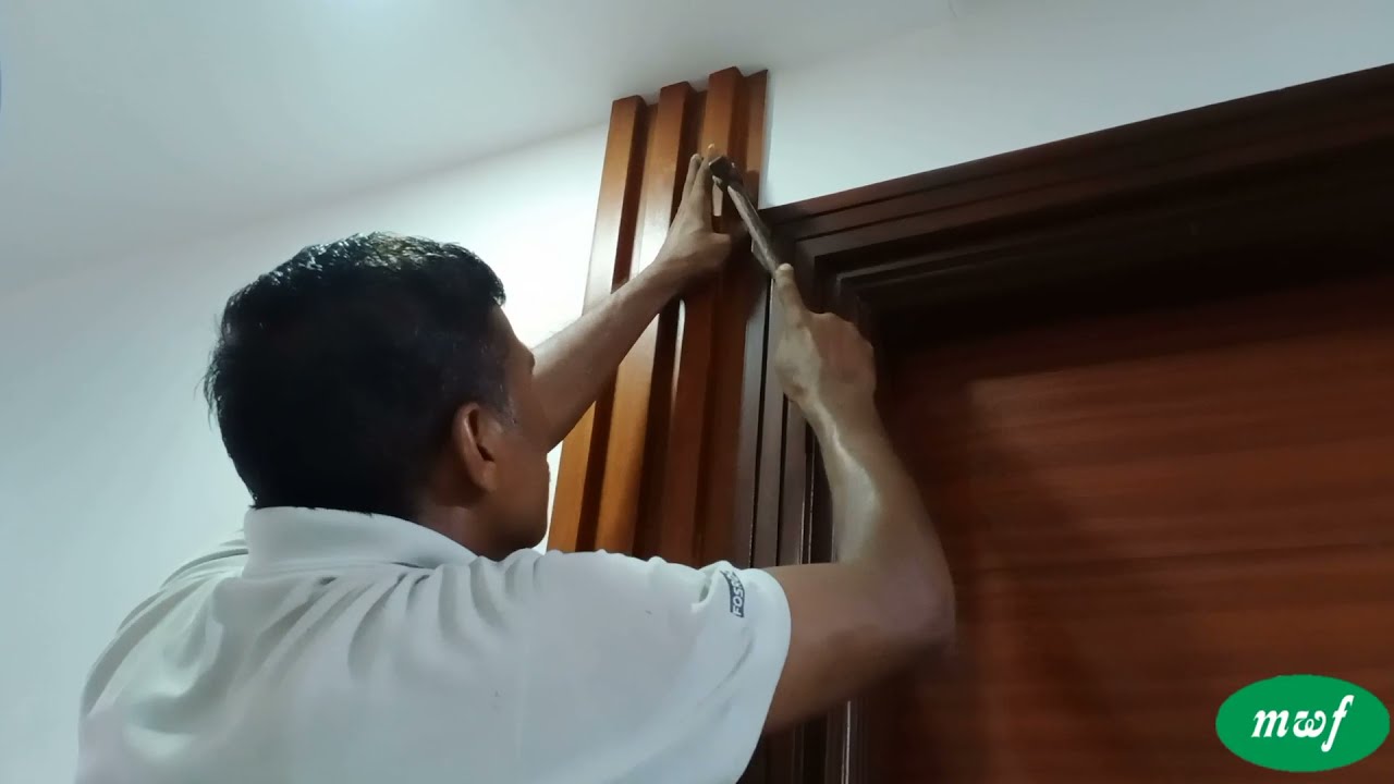 How to Install wall cladding | WPC Louvers panel Install in Ghaziabad | WPC Louvers