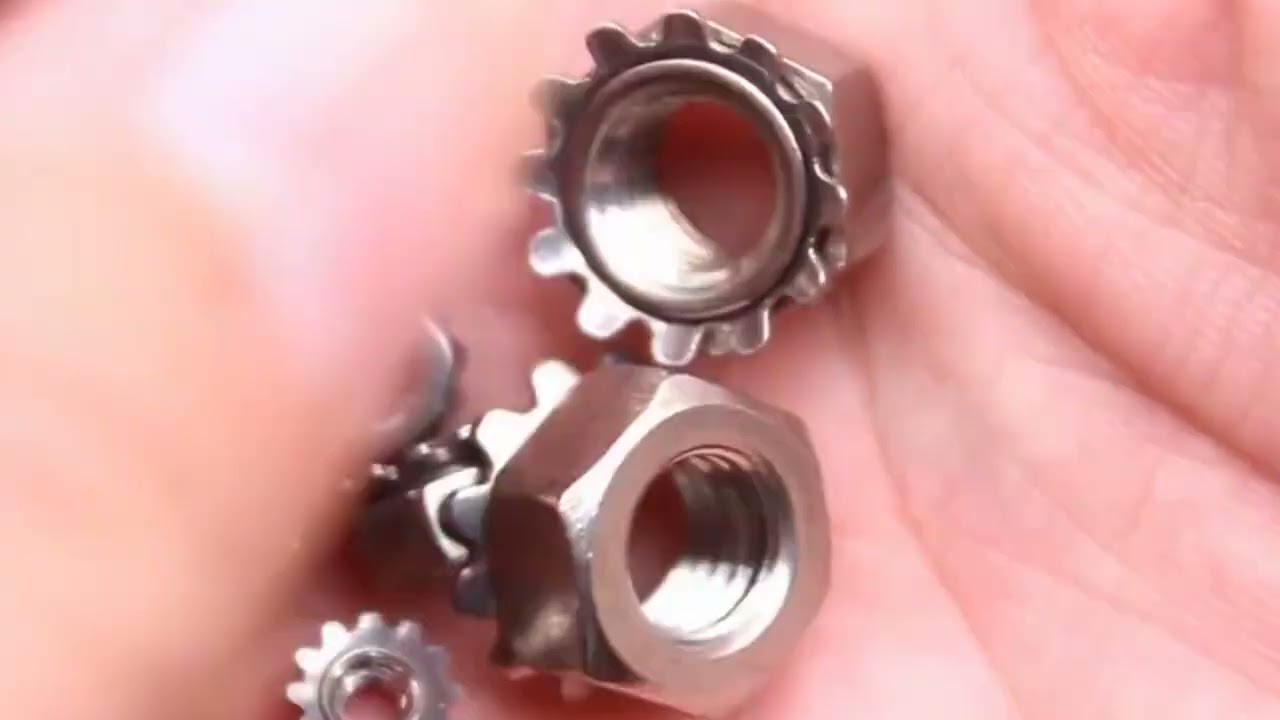 stainless steel K Lock Kep Nuts  External Tooth Star Hex Lock Nuts