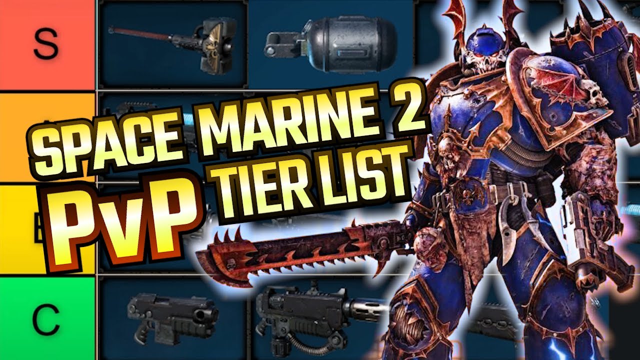 THE BEST & WORST PVP WEAPON TIER LIST SPACE MARINE 2 MULTIPLAYER RANKING ALL CLASSES & GRENADES #40K