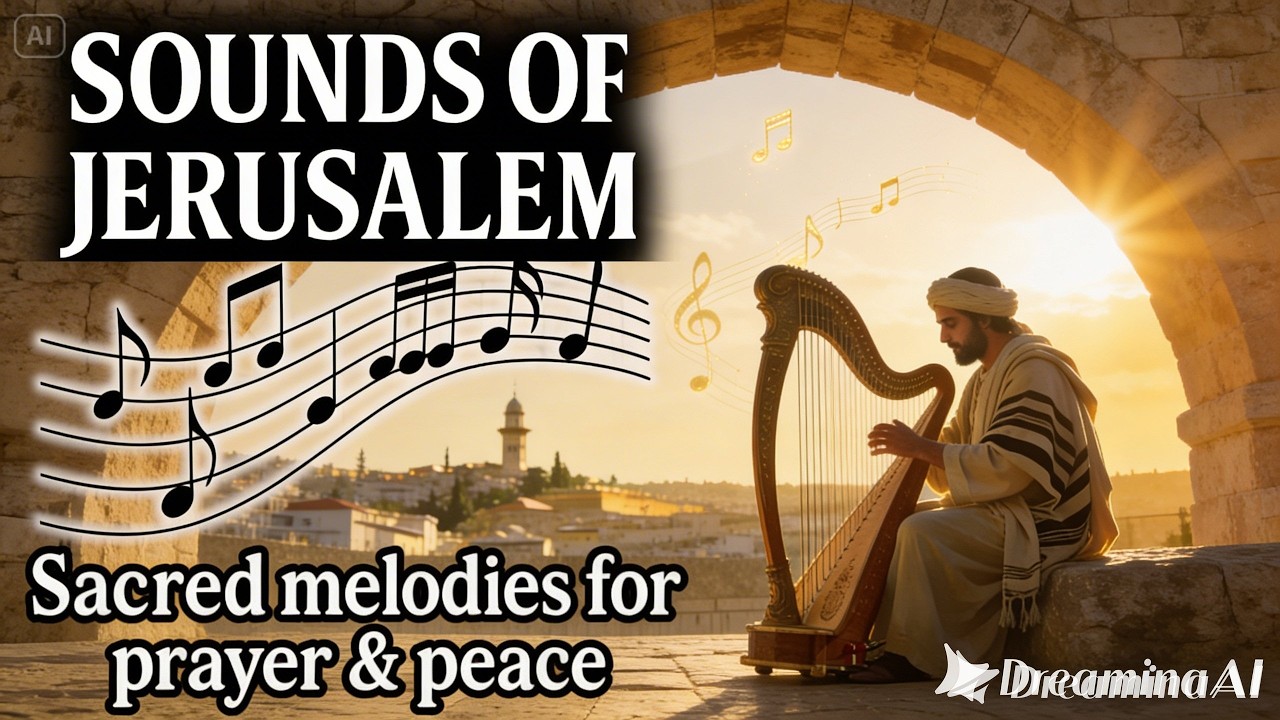 Heavenly Sounds of Jerusalem in Hebrew | Sacred Music for Inner Peace, Prayer & Rest in God