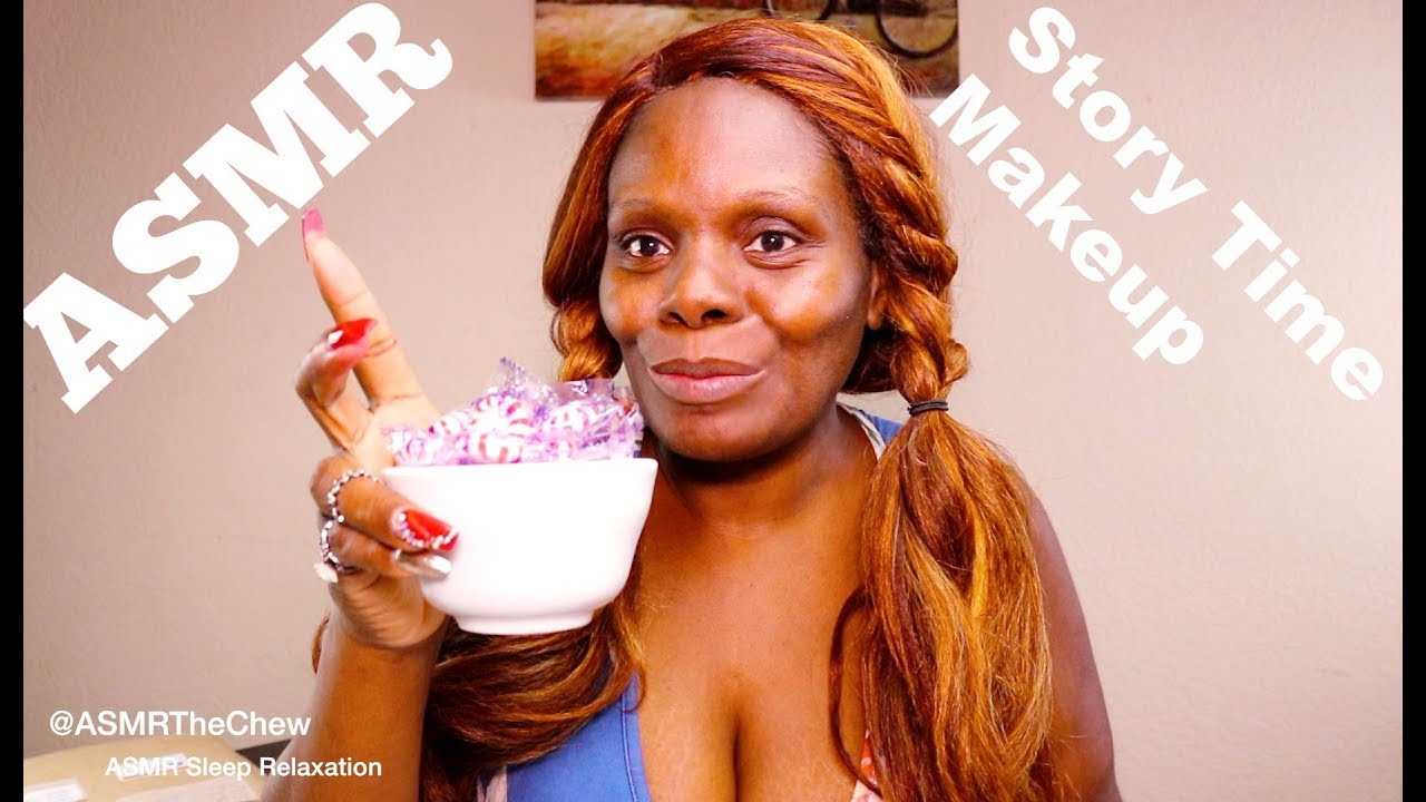 Storytime Makeup ASMR Candy Eating Sounds Relaxation