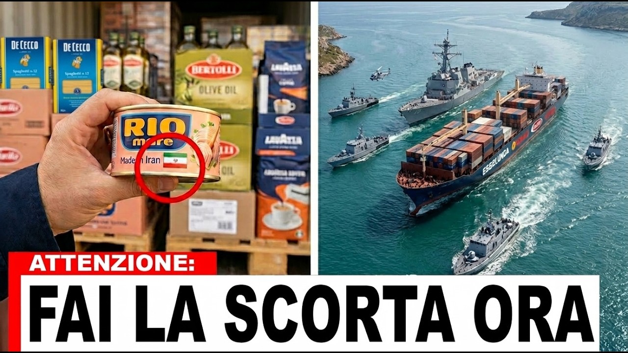 15 Cibi che NON Arriveranno più in Italia (Navi Bloccate dall'Iran)