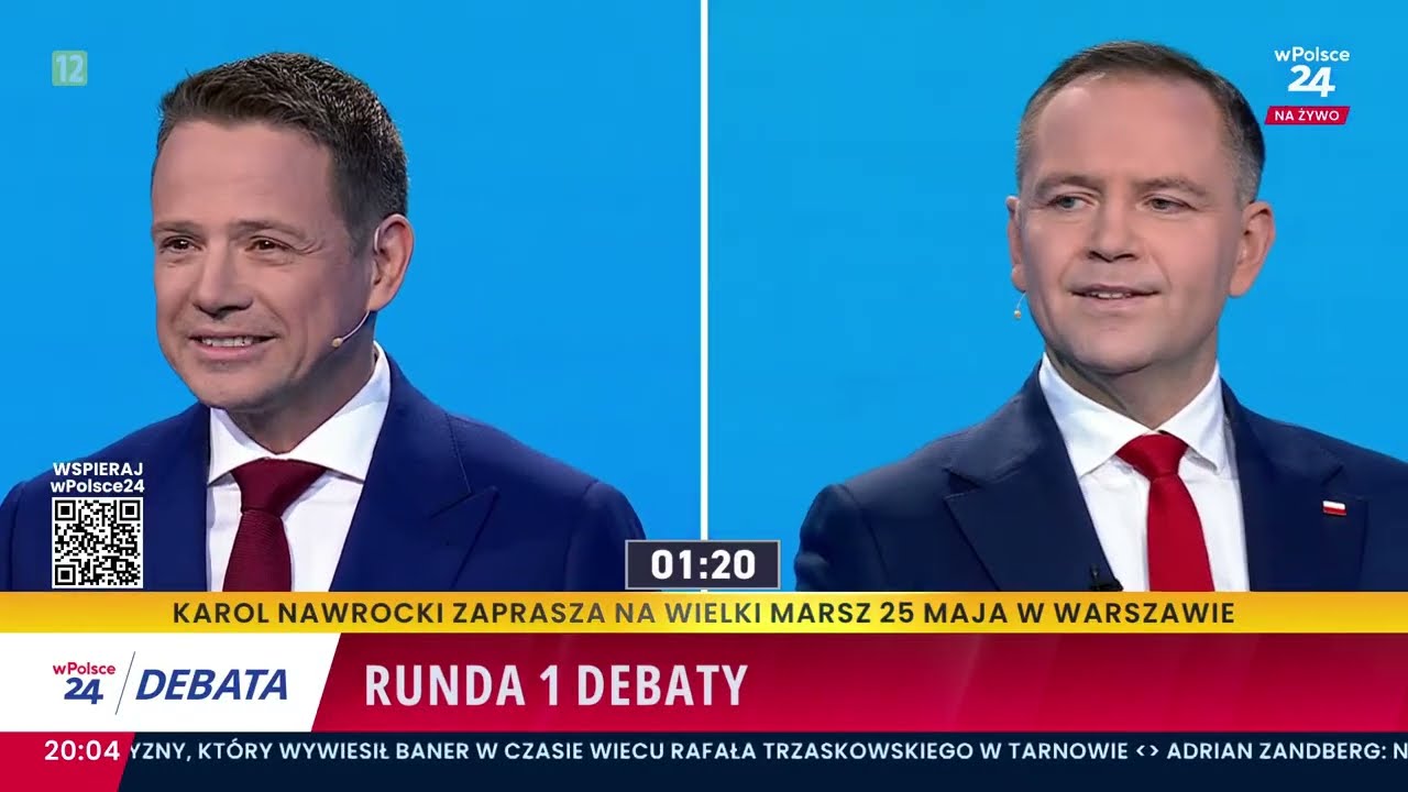 Debata Prezydencka Nawrocki-Trzaskowski 23.05.2025