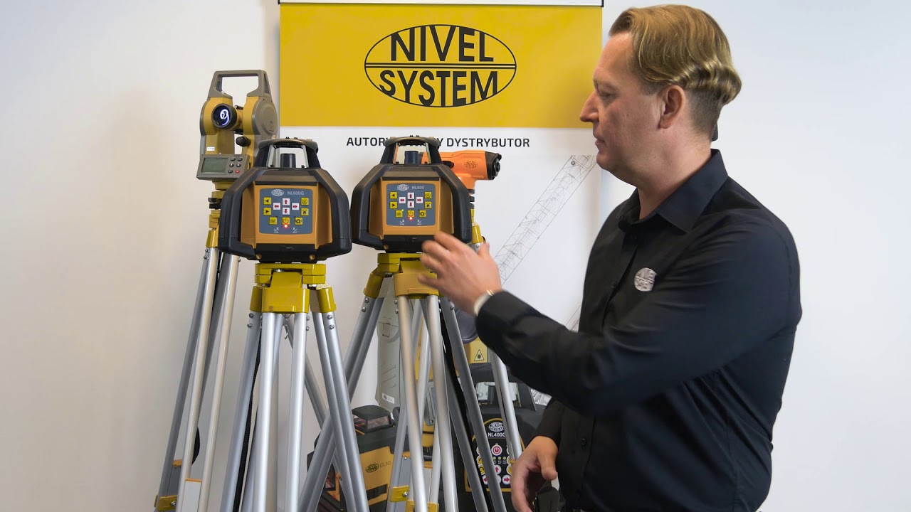 Nivelator Nivel System NL600 z dużą dokładnością i zasięgiem
