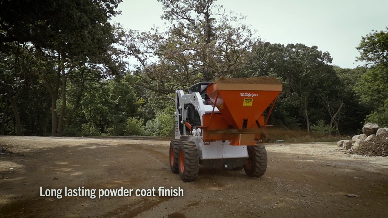 Skid Steer salt and sand Spreader