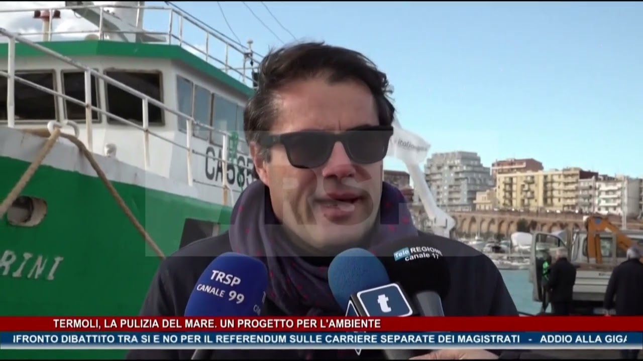 Termoli, la pulizia del mare. Un progetto per l'ambiente TG NEWS MOLISE DEL 07.02.26 - TRSP -