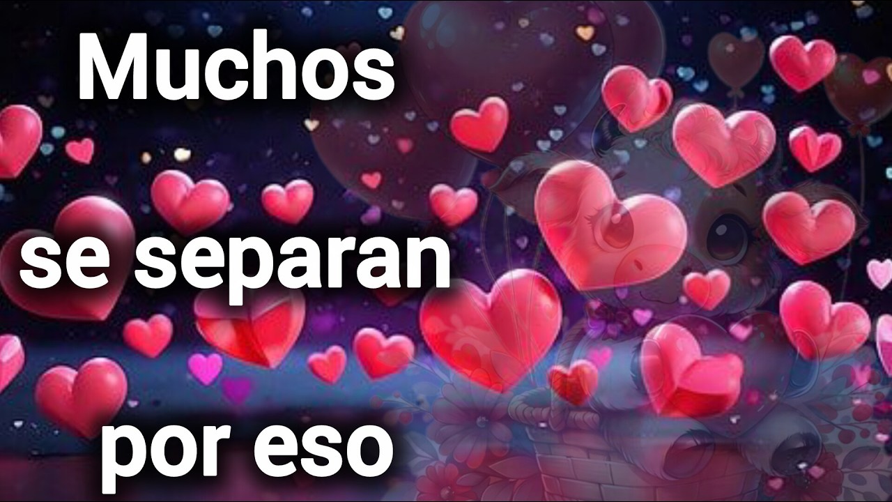 Muchos se separan por eso