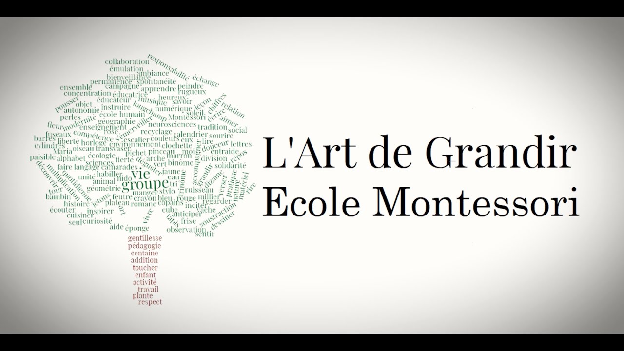 ÉCOLE MONTESSORI L'ART DE GRANDIR
