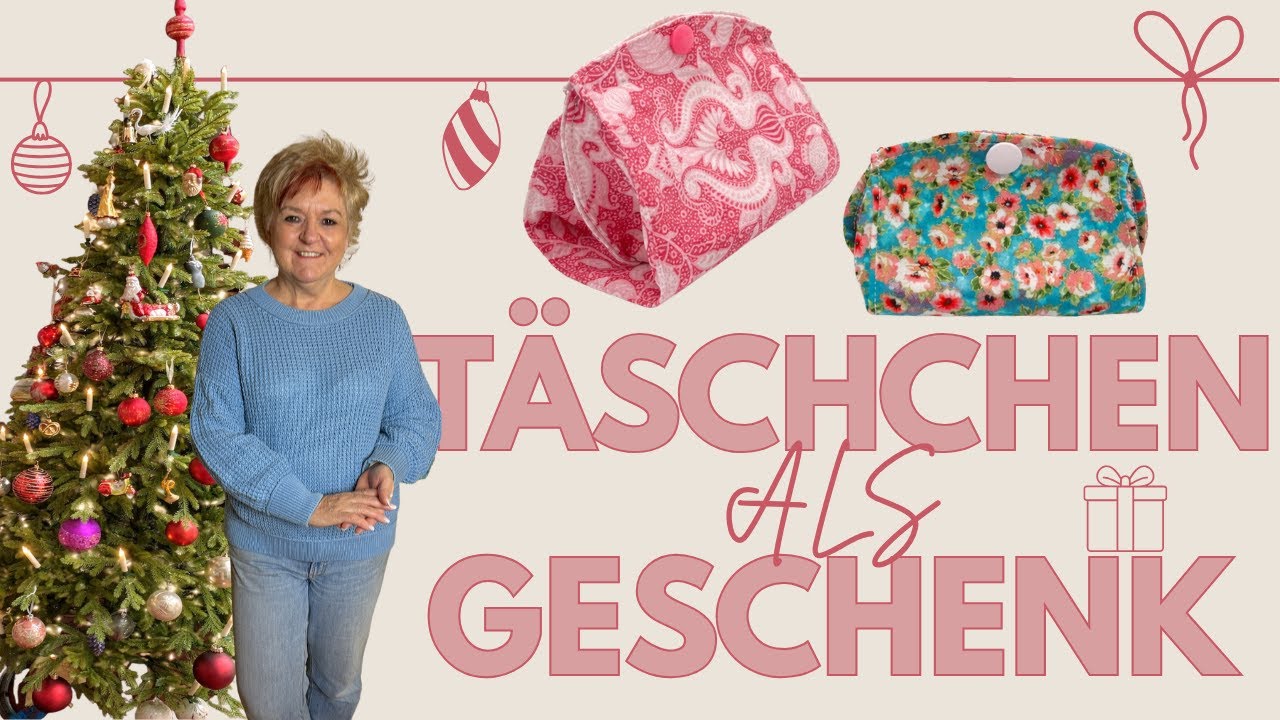 Freebie! Täschchen in 15 Minuten nähen. Für Anfänger. DIY