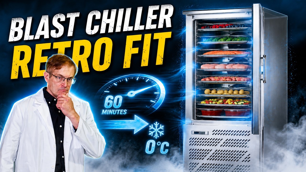 We turned a household freezer into a high-speed blast chiller!