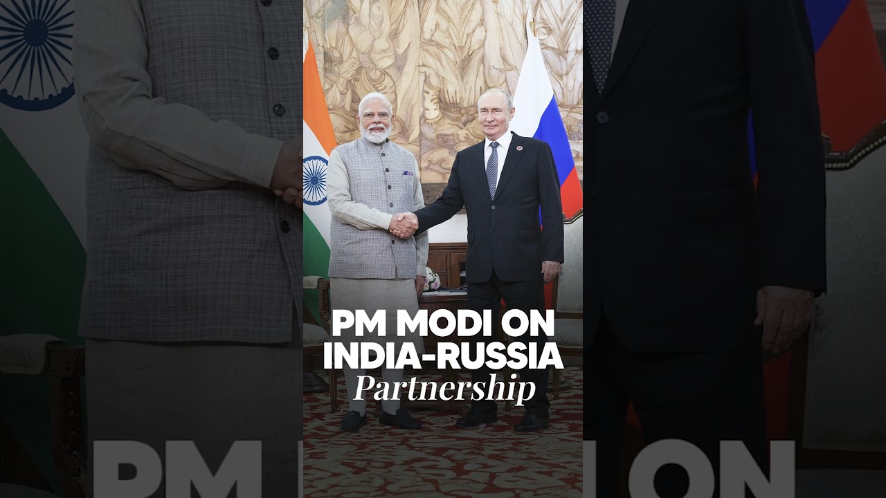 PM Modi & Putin Discuss Stronger India-Russia Cooperation