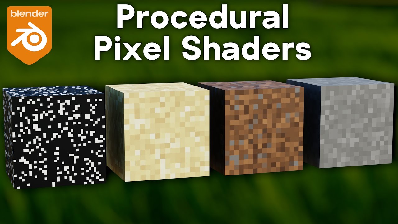 Procedural Pixel Shaders (Blender Tutorial)