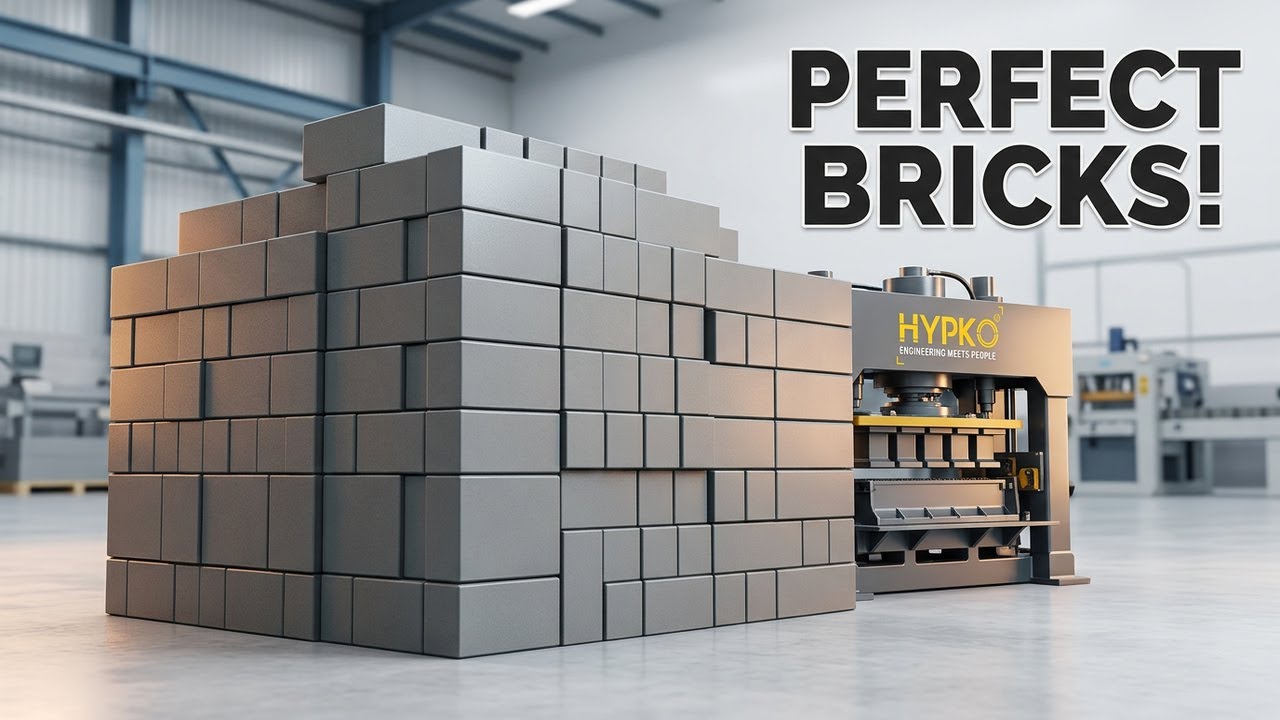 Low Price Fly Ash Brick Machine || Metal to Metal Fly Ash Bricks Machine || HYPKO India