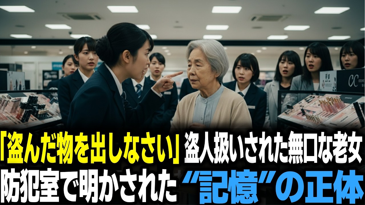 「年寄りの妄想だろ」盗人扱いされた無口な老女──防犯室で明かされた“記憶”の正体