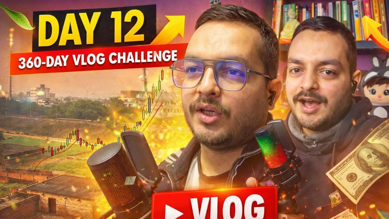 Day 12 of 360 Days Challenge | Full Day Productive Vlog ✔️ 