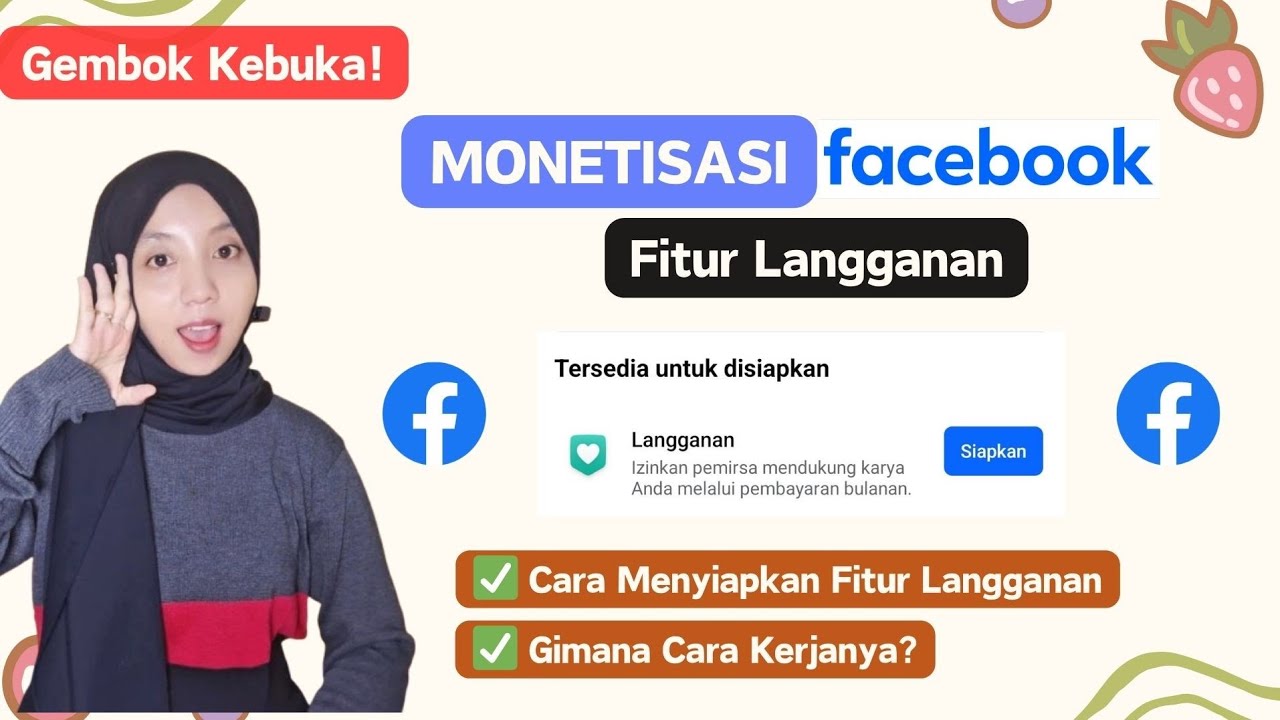 CARA MENYIAPKAN MONETISASI FITUR LANGGANAN FACEBOOK PROFESIONAL || CARA KERJA FITUR LANGGANAN