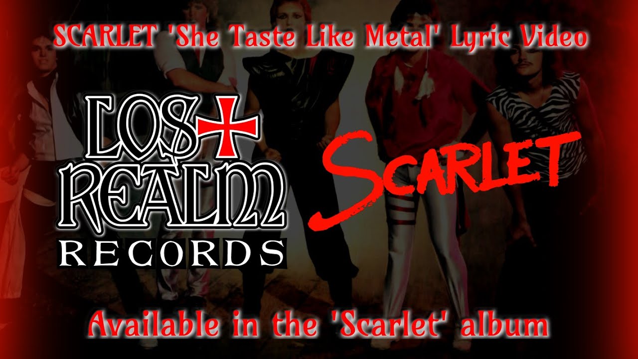 Scarlet (USA) 'She Taste Like Metal' LYRIC VIDEO