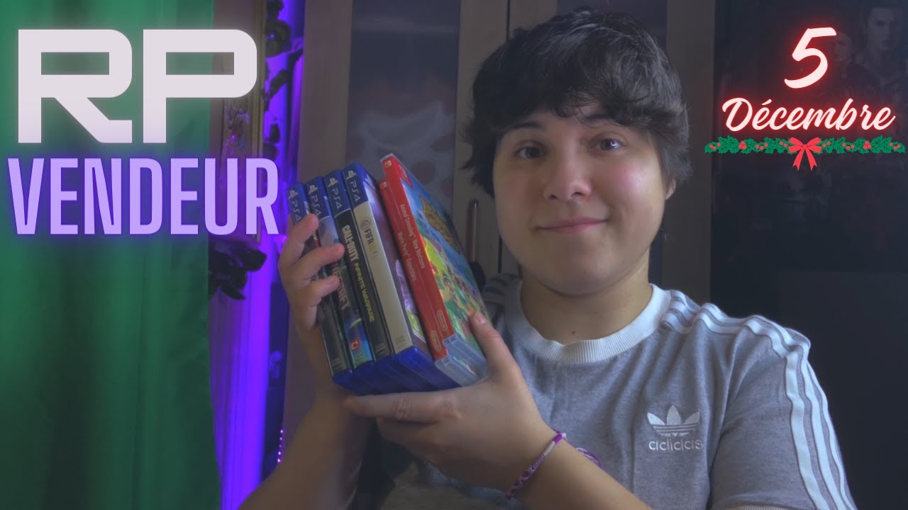 RP ASMR FR : Vendeur de jeux PS4 et Switch !