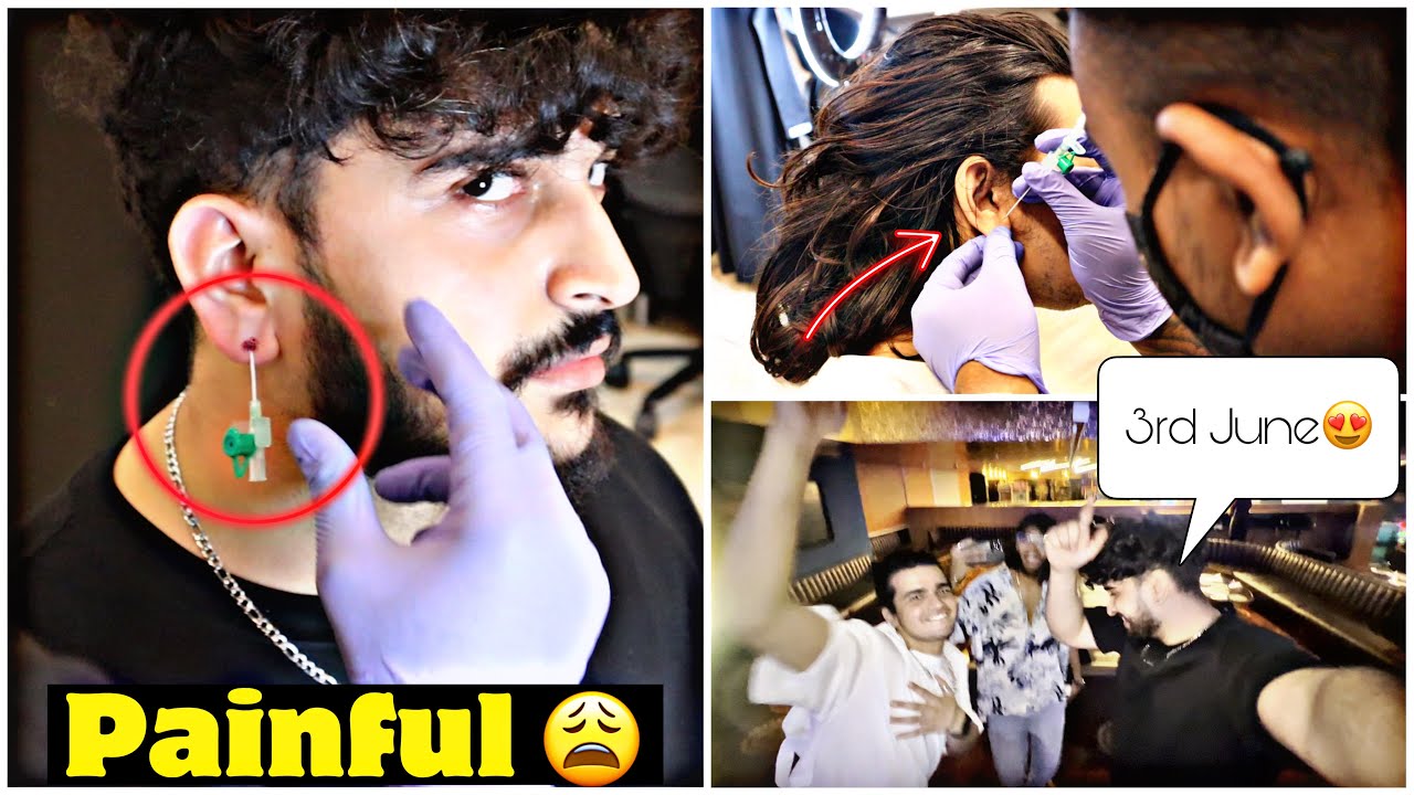 BEST FRIENDS GETTING PIERCED TOGETHER 😍👂 | Announcement of ADRUSHAL DAY💖