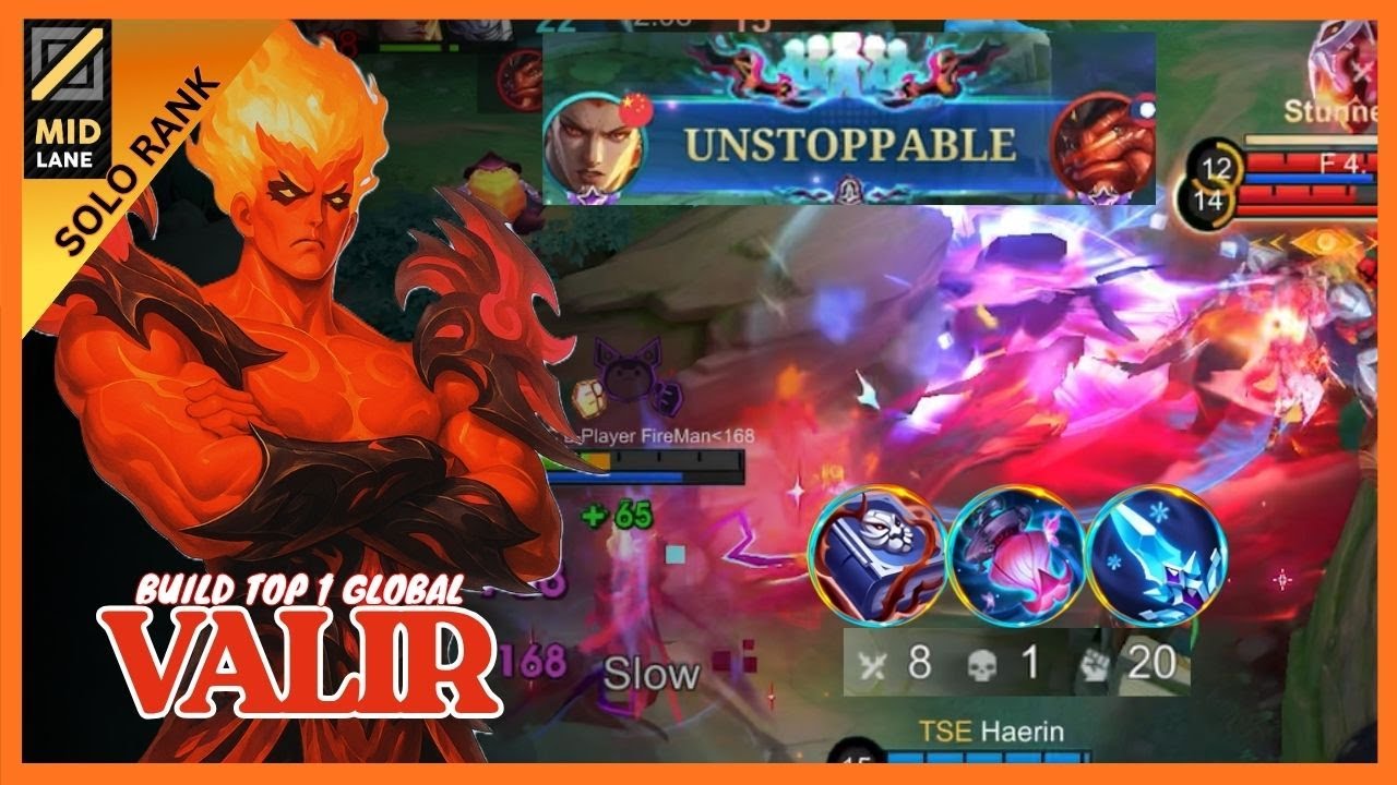 BEST BUILD !!  VALIR BUILD BUILD TOP 1 GLOBAL  100% ANNOYING -  VALIR GAMEPLAY