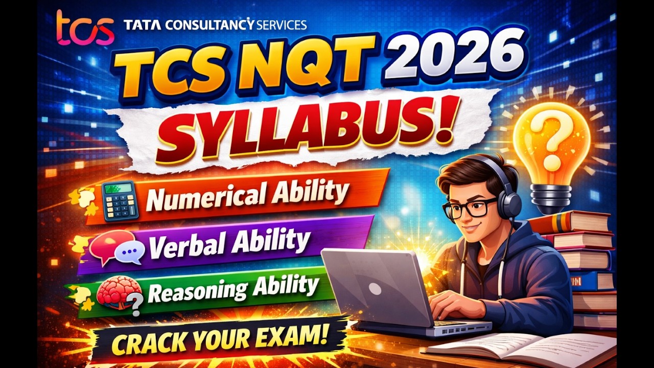 Программа подготовки к экзамену TCS NQT 2026 — Математические, вербальные и логические способности.
