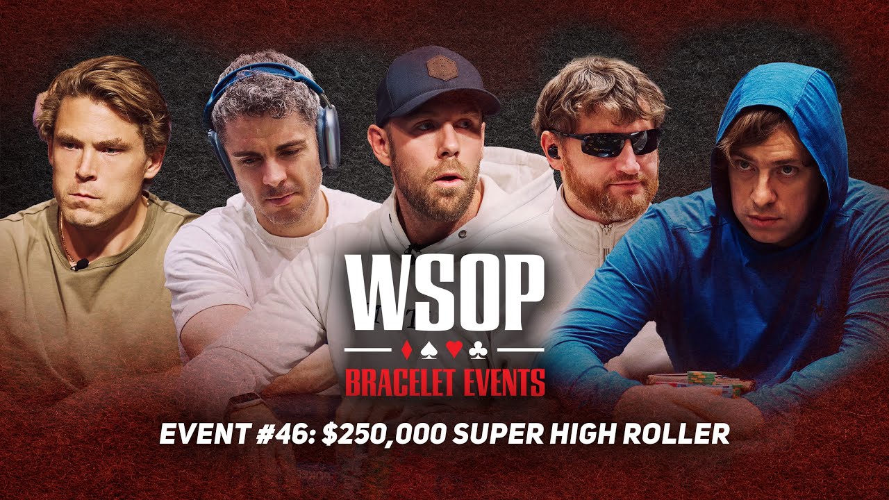 2025 WSOP $250K Super High Roller Final Table! $4,752,551 First-Place Prize!