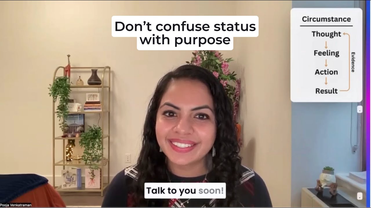 474. Don’t confuse status with purpose