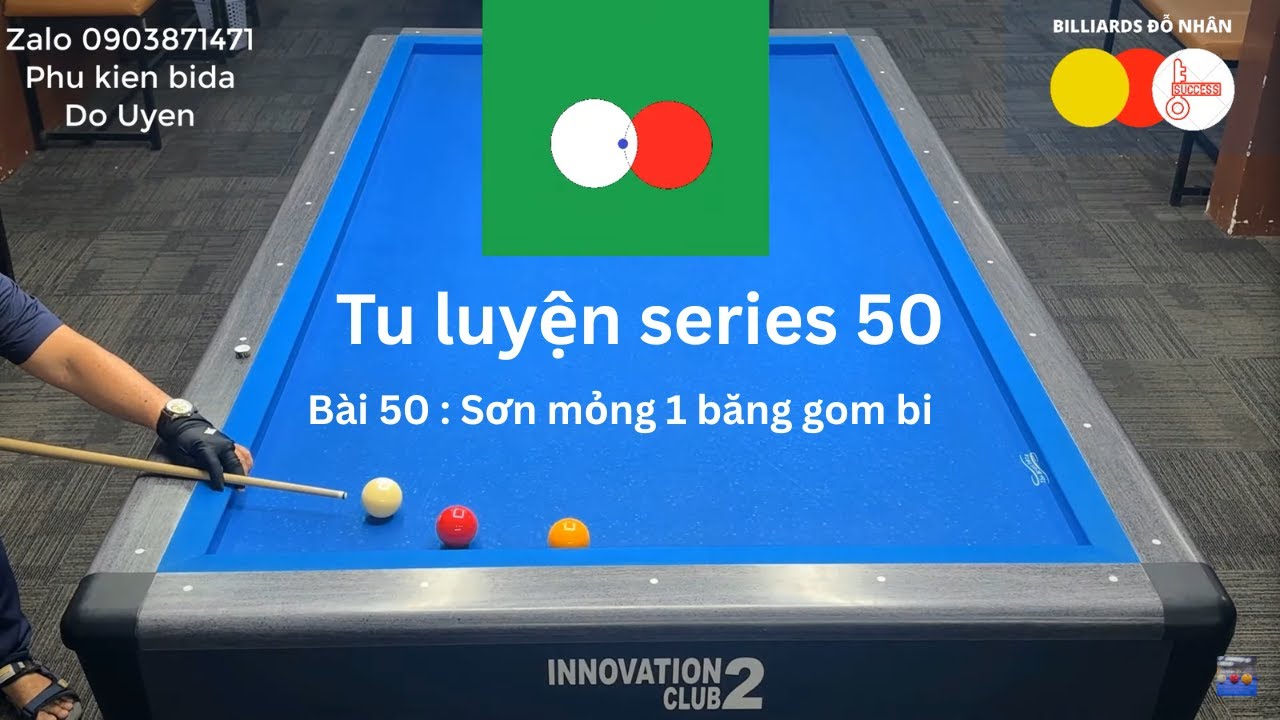 ĐỖ NHÂN - Hướng dẫn cách xào bi lên cơ 50. Bài 50 : Sơn mỏng 1 băng gom bi