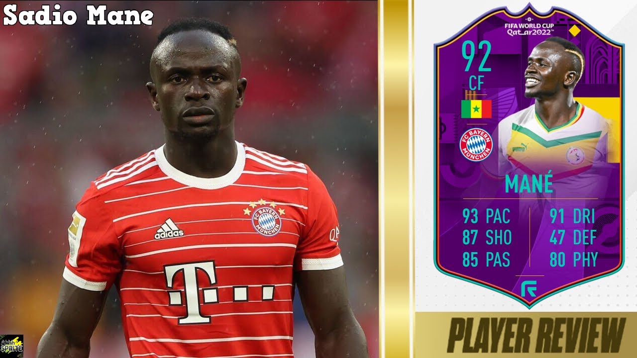 FIFA 23 ROAD TO THE WORLD CUP SADIO MANE PLAYER REVIEW | 92 RTTW SADIO MANE PLAYER REVIEW