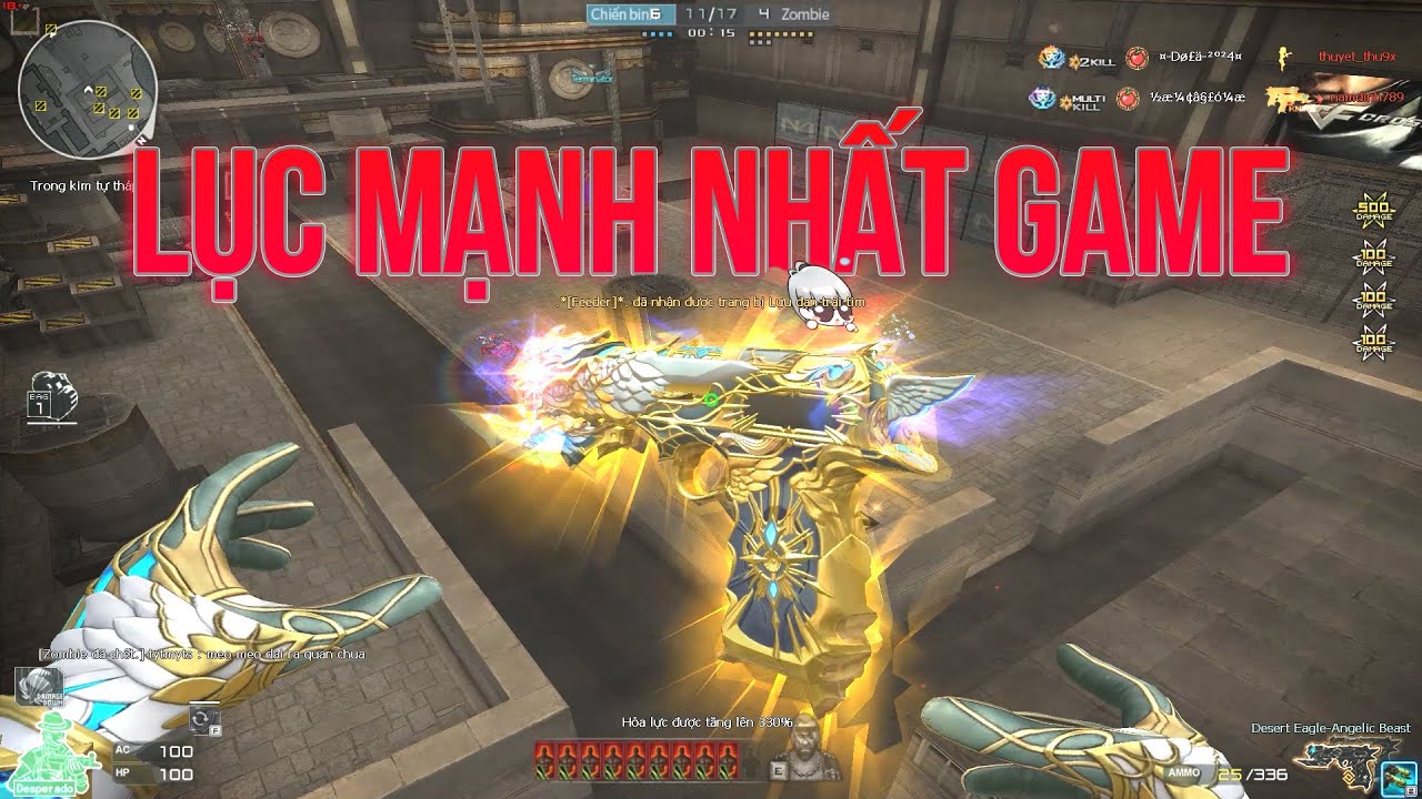 Lục VIP Thiên Sứ Mạnh Nhất Game Đột Kích!