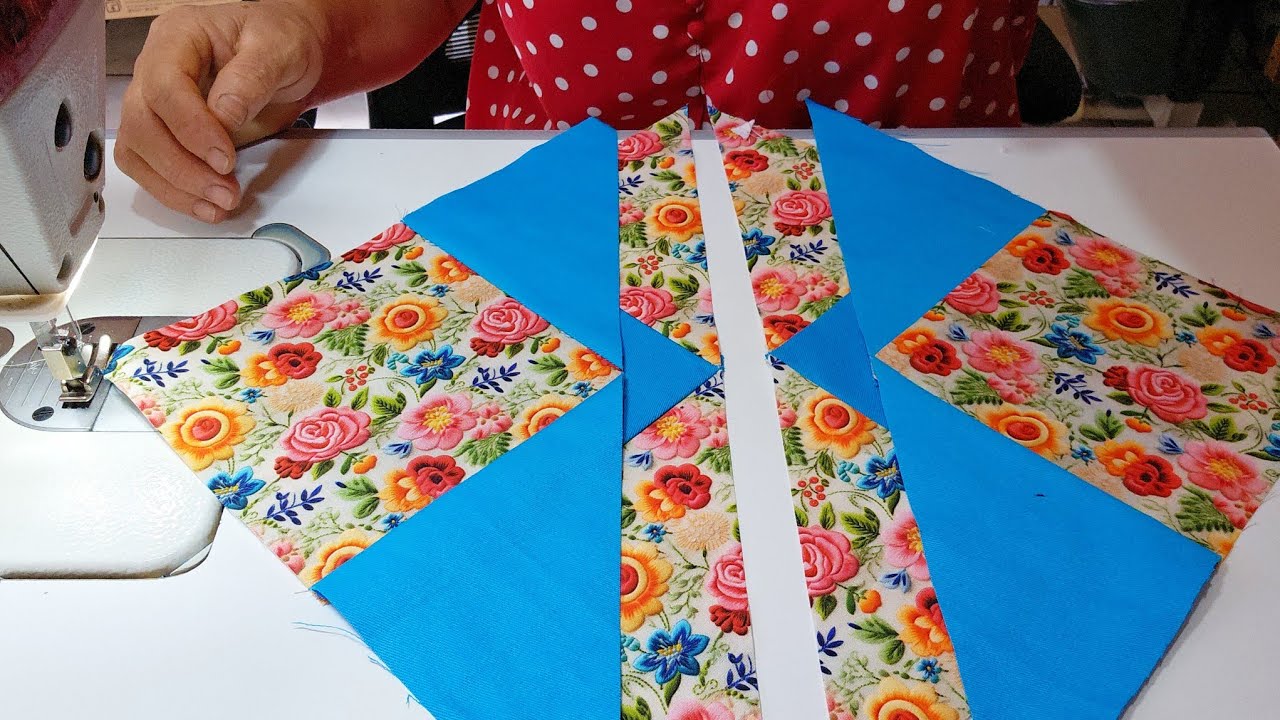 PATCHWORK FÁCIL E LINDO 🧵 SÓ USEI QUADRADOS E FICOU INCRÍVEL!