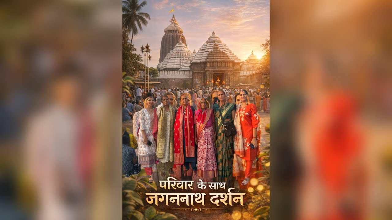Jagannath drshan family ke sath ❤️#Jay Jagannath 