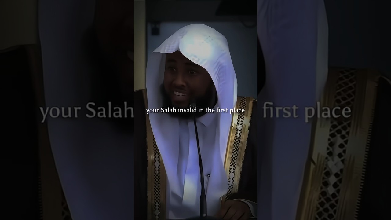 your Salah invalid in the first place 😱 