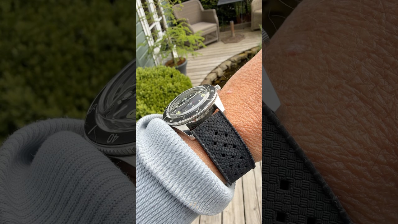 My FAVORITE Glash&uuml;tte SeaQ homage watch for under &euro;500! Le Forban Brestoise #watches #watch #fyp