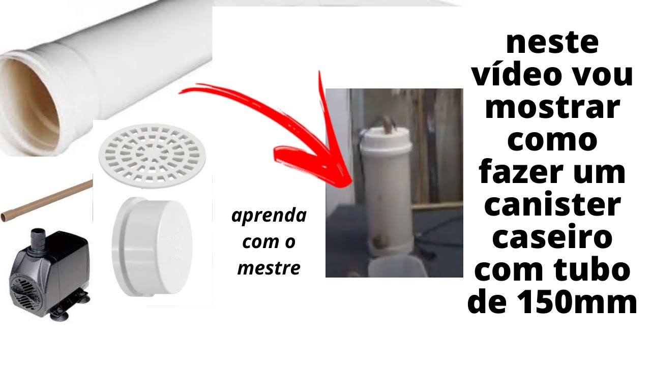 ✅  como fazer canister caseiro pvc 150mm de forma fácil