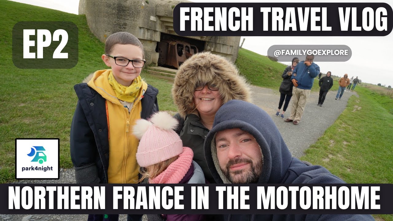 WW2 sites in Normandy + Shopping  and a @Park4nightplus location near Mont Saint-Michel #motorhome