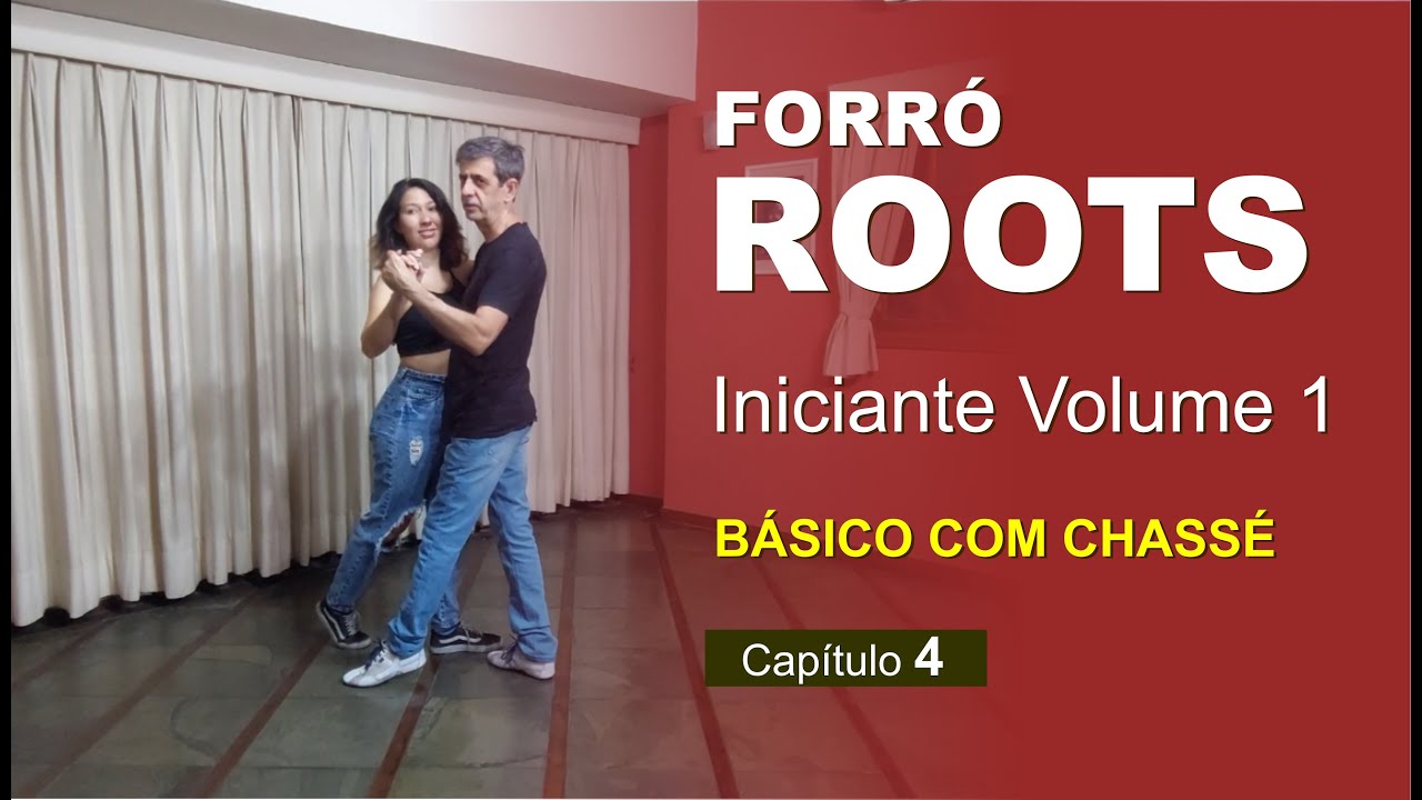 AULA DE FORRÓ ROOTS - Iniciante 1.3 - Básico com Chassé - (Beginner 1.3 - Basic with Chassé)