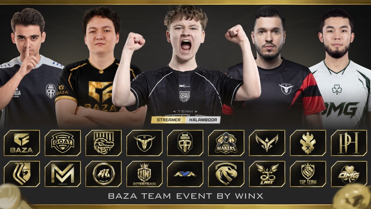 CYBERHERO, ARCRED, GOAT TEAM, BAZA TEAM, MADBULLS, DAGESTAN77  | BAZA TEAM EVENT BY WINX | KALAMBOOR
